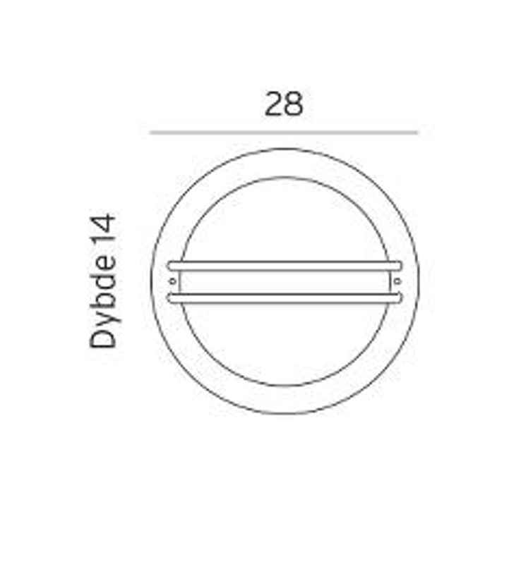 Norlys Bremen 637 11,3W LED Sort