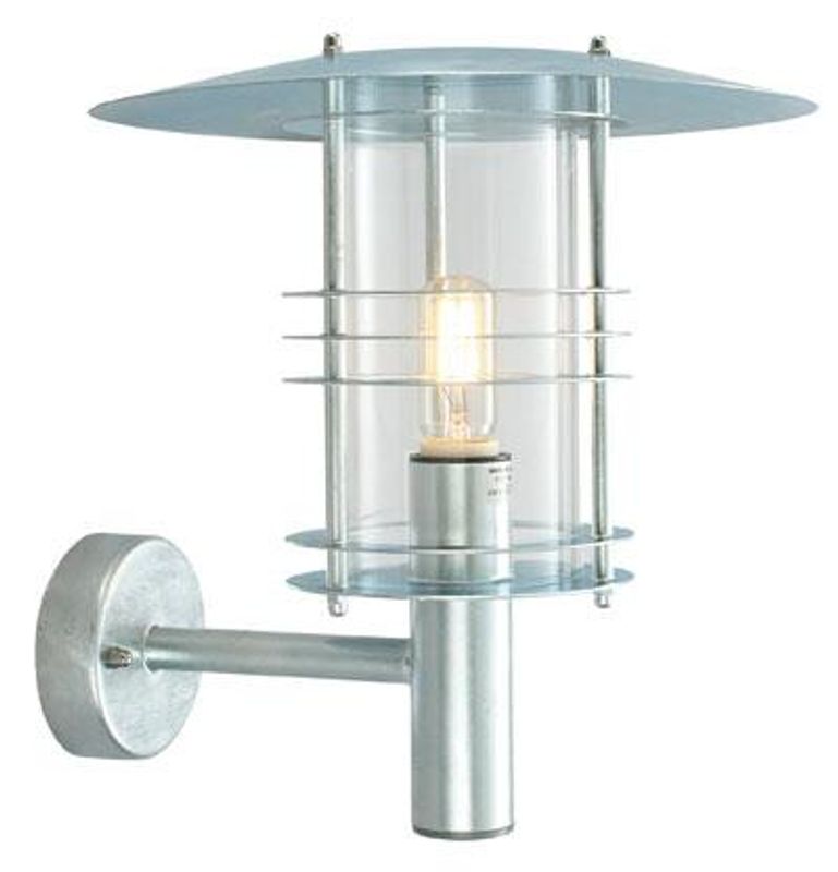 Norlys Stockholm 286 Big Vegglampe E27 Galvanisert