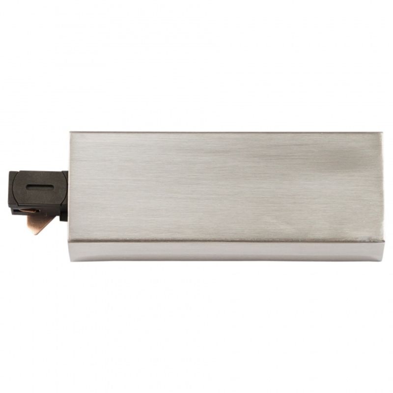 Sg Zip 230V Børstet stål Endetilkobling