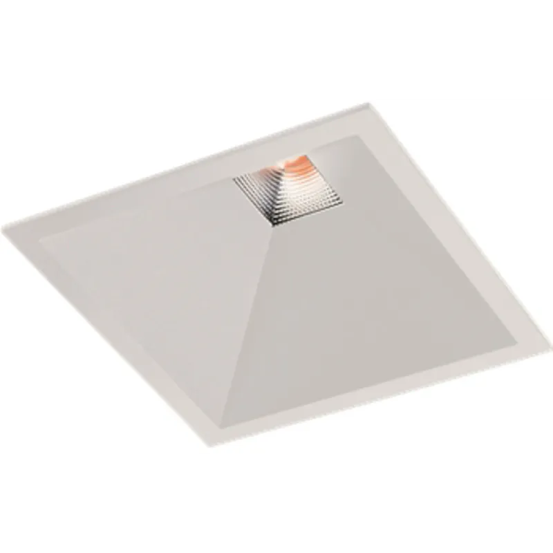 Sg Soft Square Hvit 910lm 3000K Ra 98 Faseavsnitt 12W LED