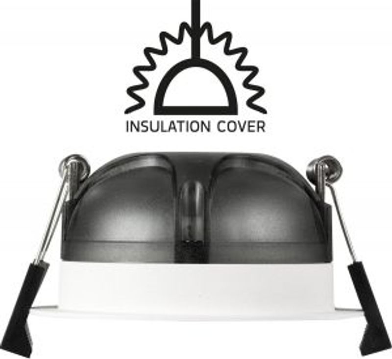 Juno Soft Cob+ 10W WarmDim Matt Sort Ip44