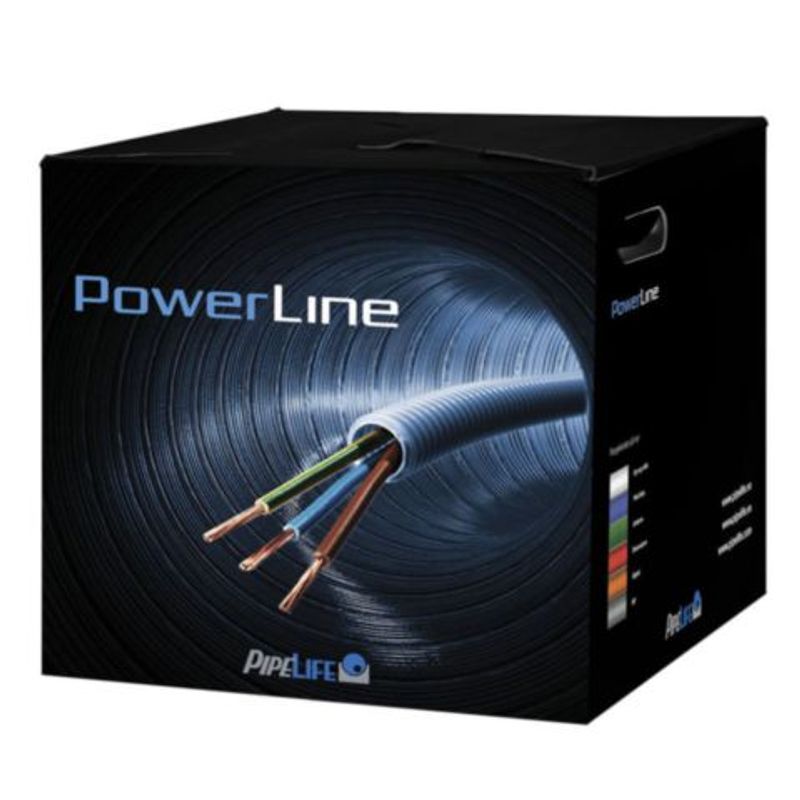 PN 3G6 POWERLINE 20mm-50m HVIT PIPELIFE