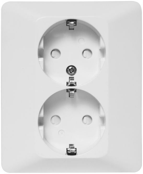 Hovedbilde Delta Stikkontakt, dobbel, ...