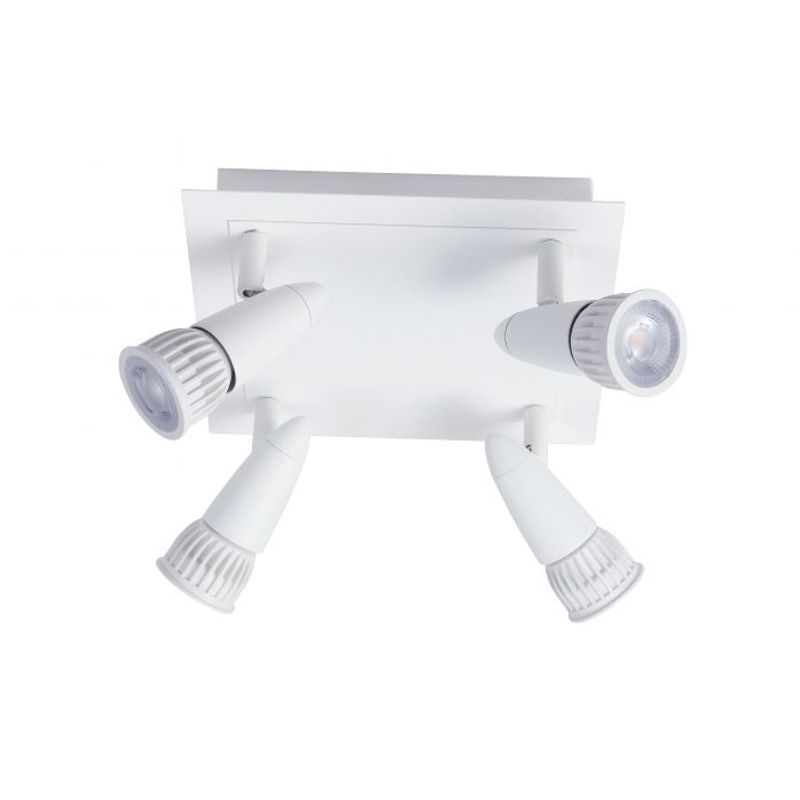 R-Line Takspott BRIS 4X6W 2700K Matt Hvit 230V IP20