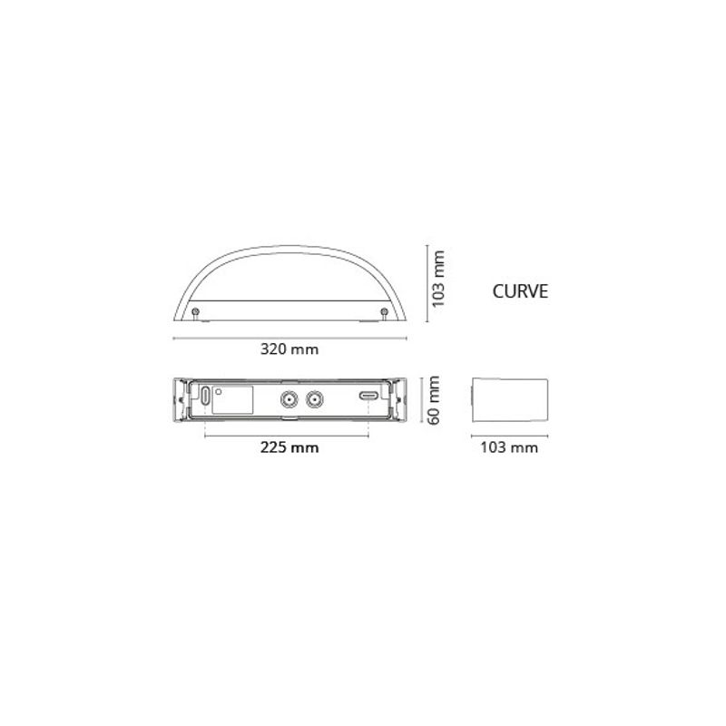 Sg CURVE sort 10W LED 2700K