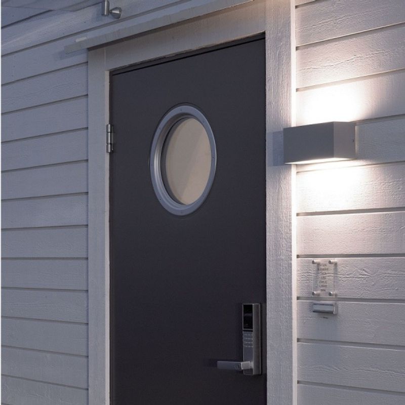 Norlys Asker 1511 8W LED Vegglampe Nedlys Hvit