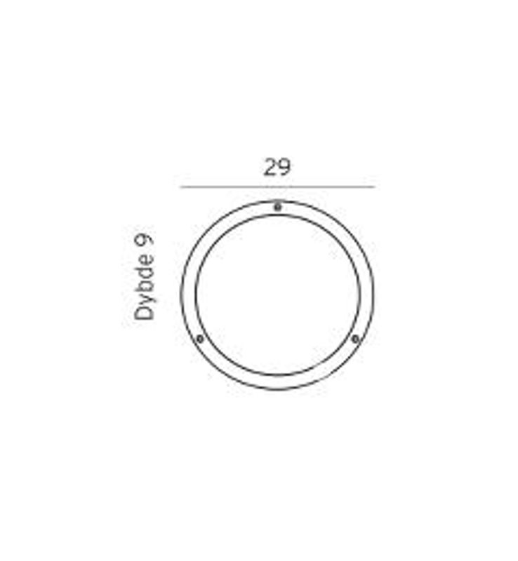 Norlys Bornholm 541 Vegglampe 11,3W LED Aluminium