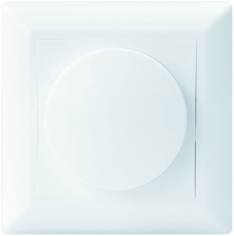 MULTIDIMMER, 5-300W/150W LED, HVIT, 1-POL/TRAPP