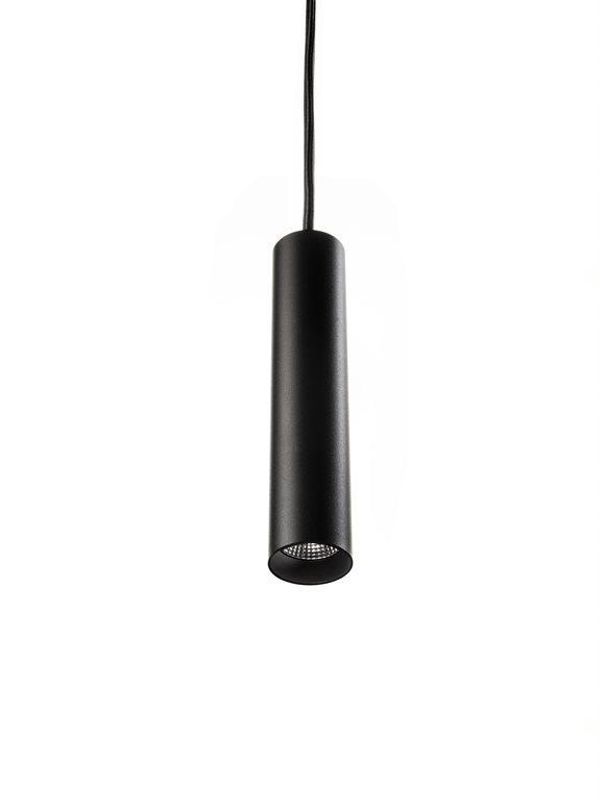 Sg Zip Tube Micro Pendel Sort 340lm 2000-2800K Ra>95 Faseavsn
