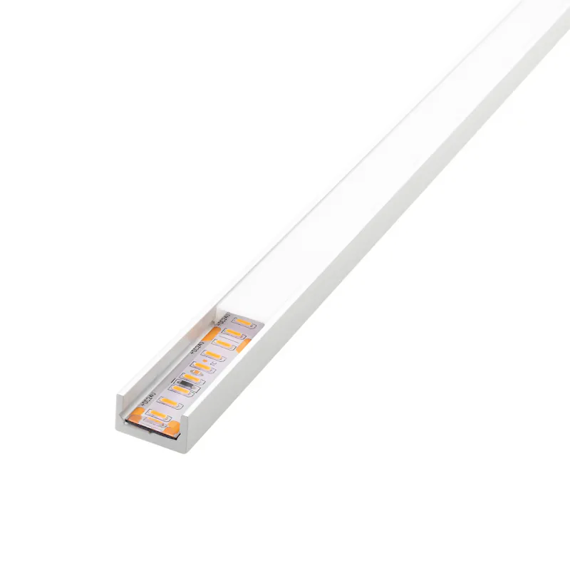 Sg StripLine 1,8m Hvit profil utenpåliggende slim