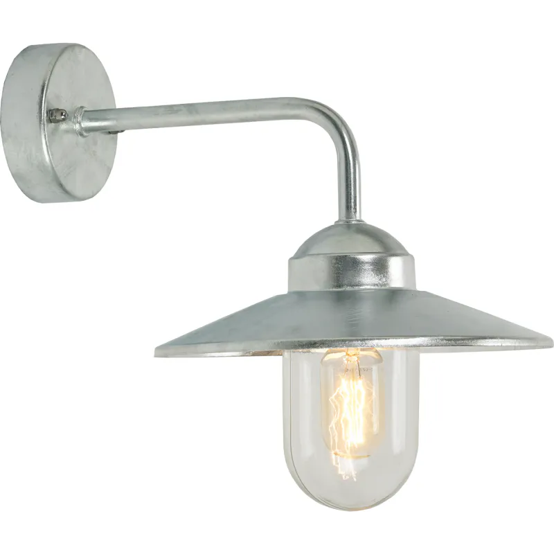 Norlys Vansbro 1920 Vegglampe E27 Galvanisert