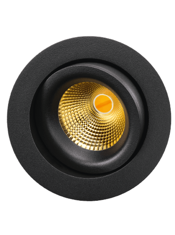 Sg Junistar DimToWarm Sort/Gull 490lm 2000-2800K Ra>95 Faseav
