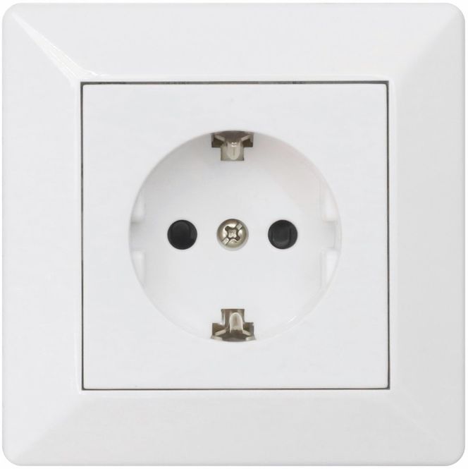 Hovedbilde Delta Stikkontakt, Enkel med ...