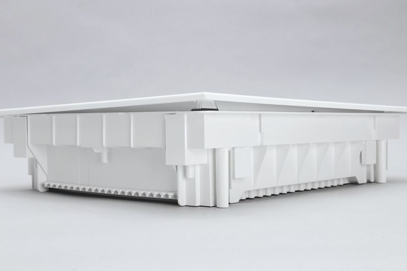 MULTIMEDIASKAP, INNFELT, 2-RADER, IP40