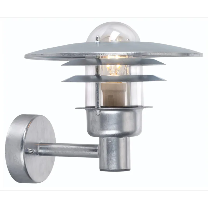 Norlys Larvik 690 Vegglampe E27 Galvanisert